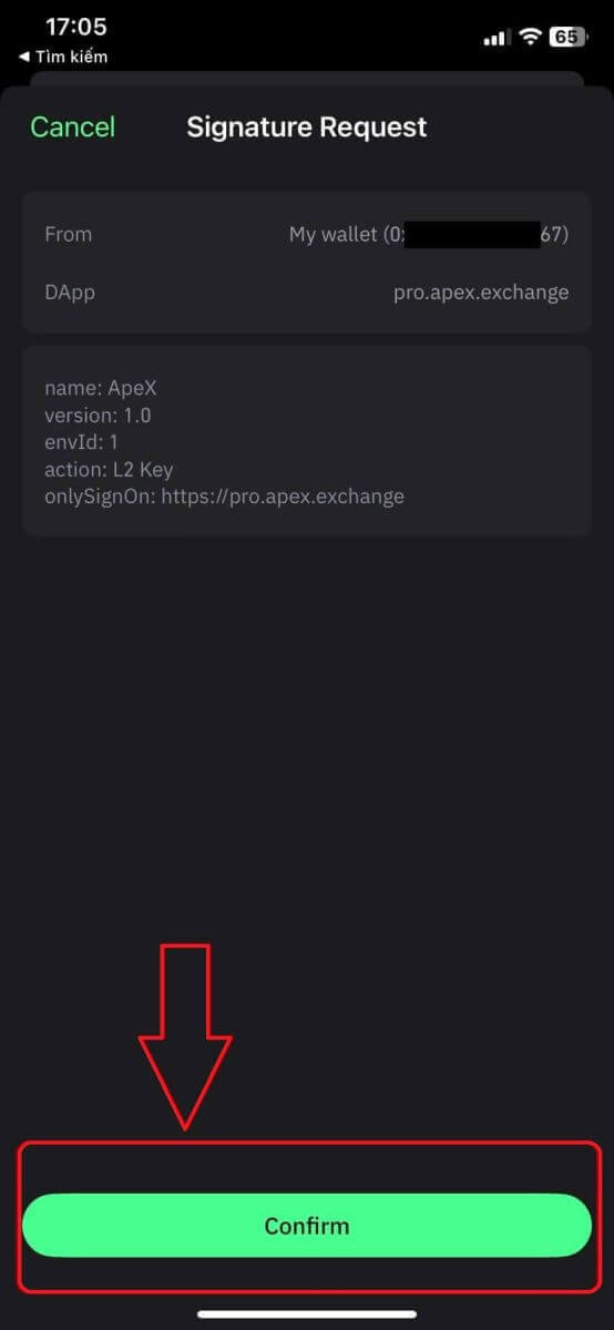 Як підключити крипто-гаманець і депозит до ApeX