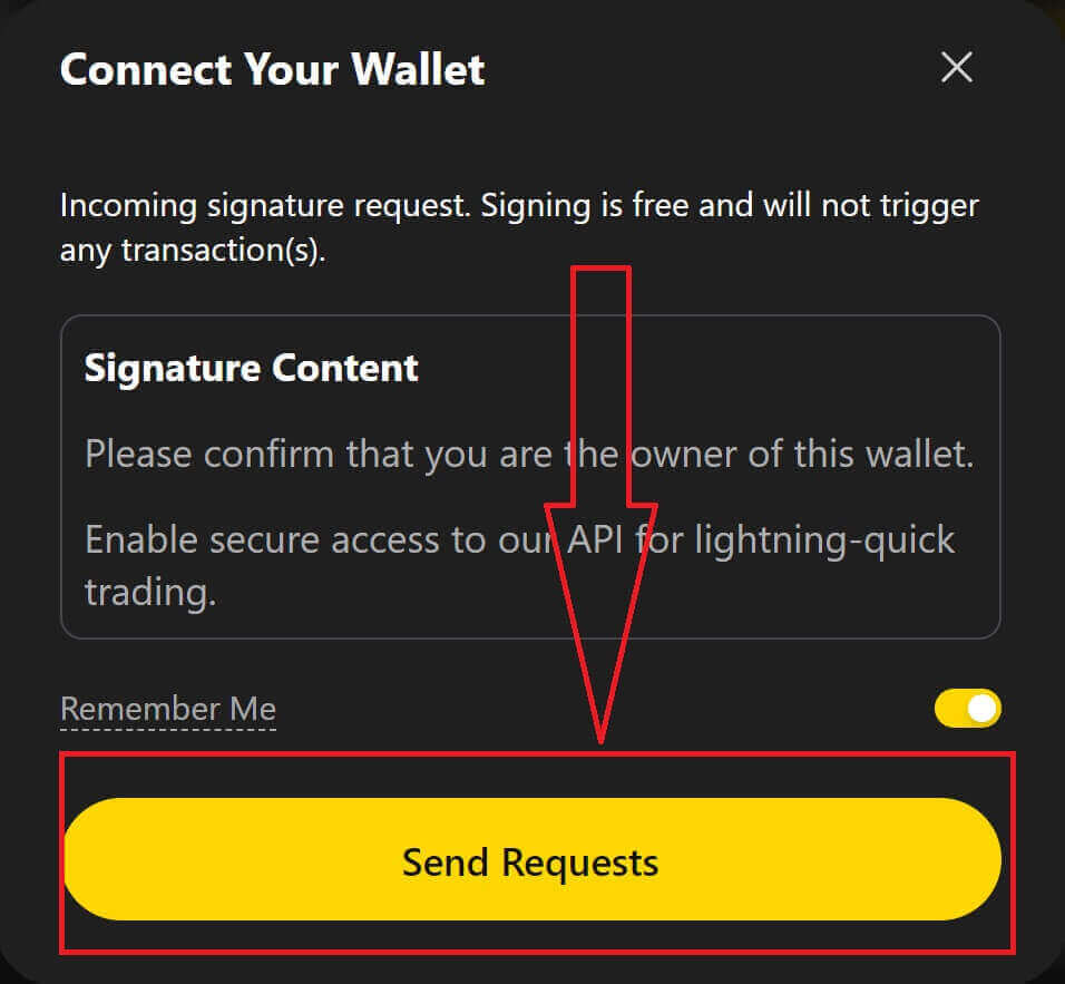 How to connect Wallet to ApeX via Coinbase Wallet