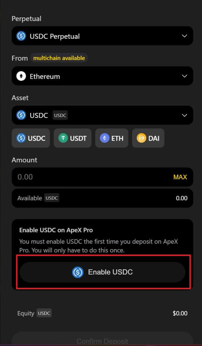 How to Deposit and Trade Crypto at ApeX